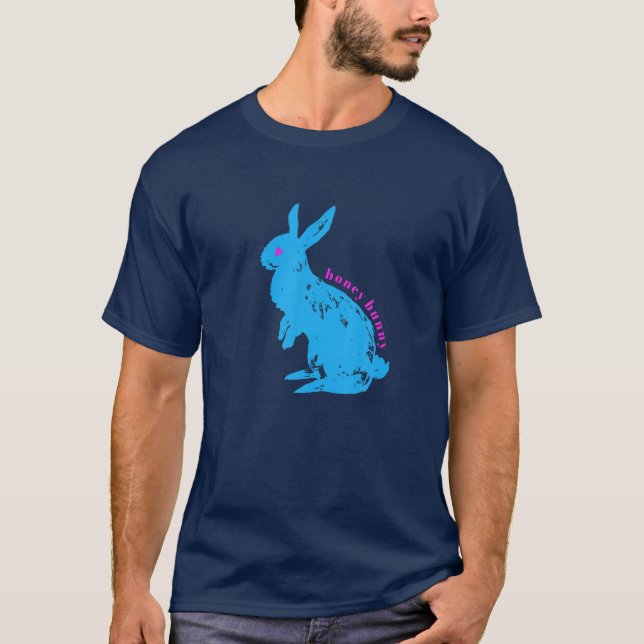 Honey Bunny Retro T-Shirt (Vorderseite)