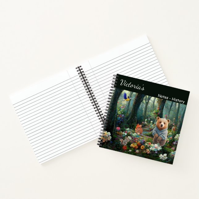 Honey Bunny und Boo Bear Notizbuch (Innenseite)