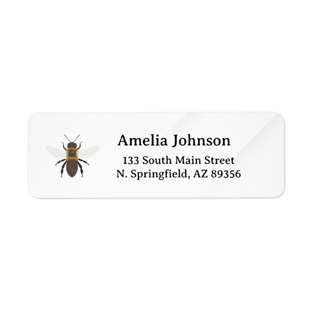 Honey Business  Return Address Label (Vorne)