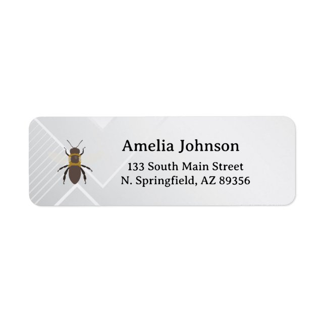 Honey Business  Return Address Label (Vorne)