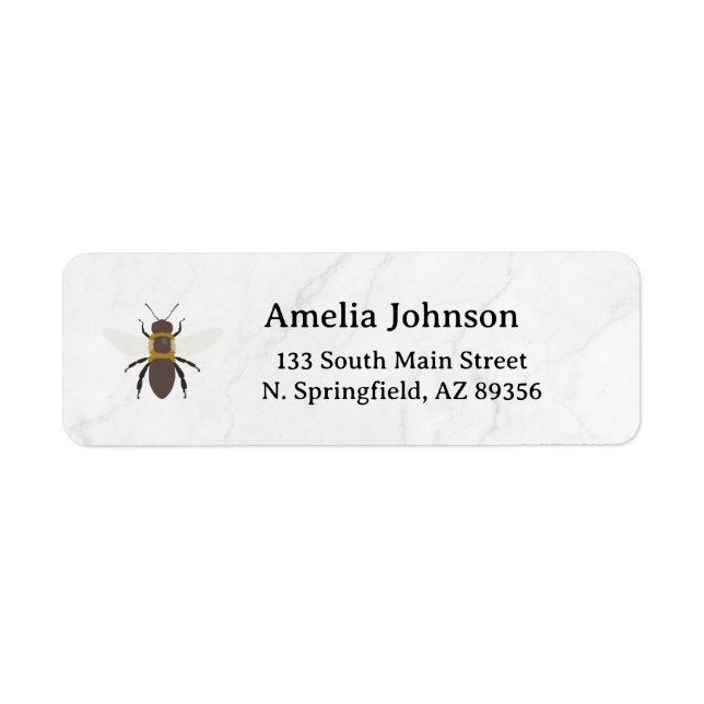 Honey Business  Return Address Label (Vorne)