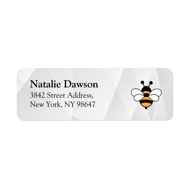 Honey Business Return Address Label (Vorne)