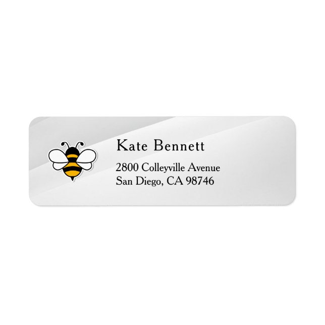 Honey Business  Return Address Label (Vorne)