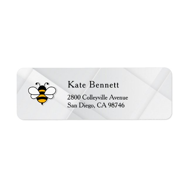 Honey Business  Return Address Label (Vorne)