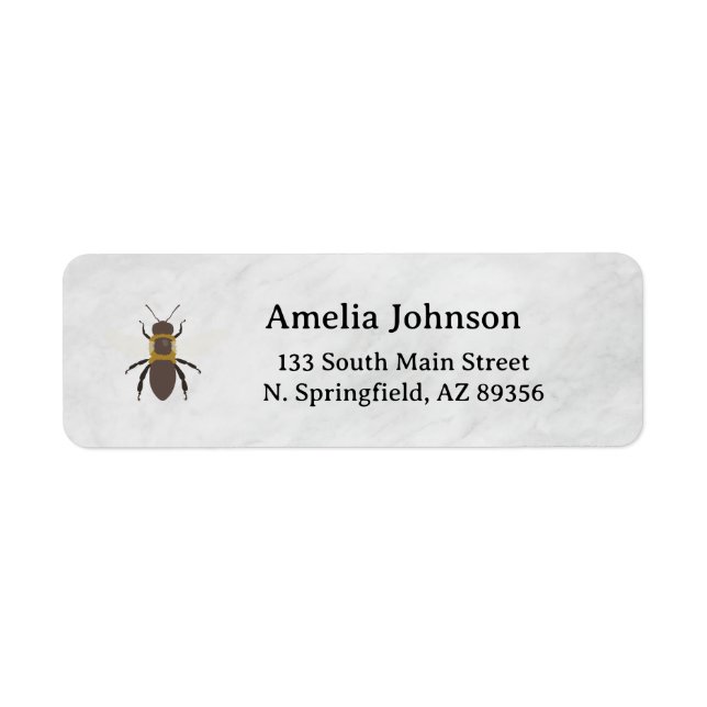 Honey Business  Return Address Label (Vorne)