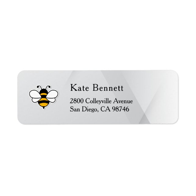 Honey Business  Return Address Label (Vorne)