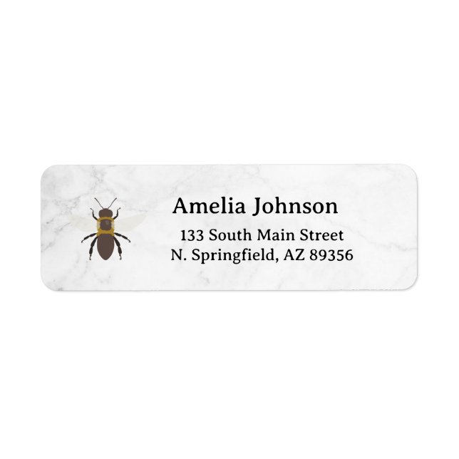 Honey Business  Return Address Label (Vorne)