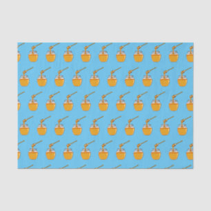 Honey Cartoon Illustration Seidenpapier