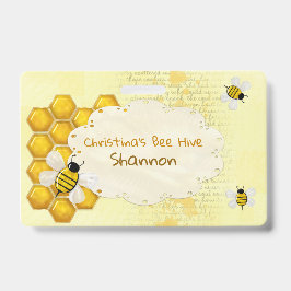 Honey Comb 3D Whimsey Business BESCHÄFTIGTE Ausweis