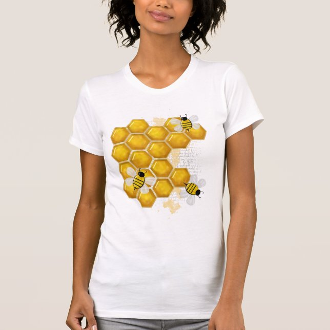 Honey Comb 3D Whimsey T-Shirt (Vorderseite)