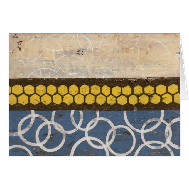 Honey Comb Abstrakt I (Vorderseite (Horizontal))