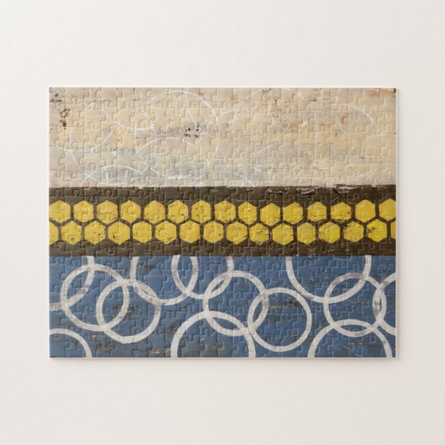 Honey Comb Abstrakt I Puzzle (Horizontal)