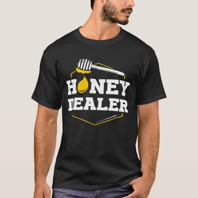 Honey Dealer Beekeeper Biene T-Shirt (Vorderseite)