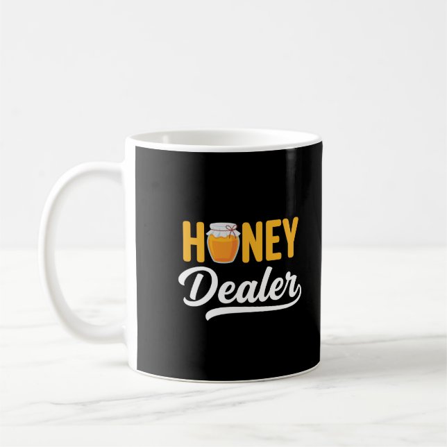 Honey Dealer Beekeeper Honeycomb Beekeeping Queen  Kaffeetasse (Links)