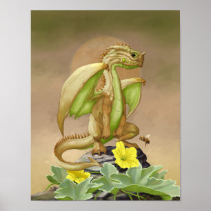 Honey Dew Dragon 11x14 (4x6 und höher) Poster