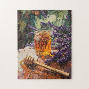 Honey Dipper und Lavender Landschaftlich Puzzle