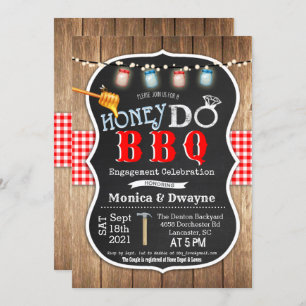 Honey Do GRILLEN Paares Verlobung Einladung