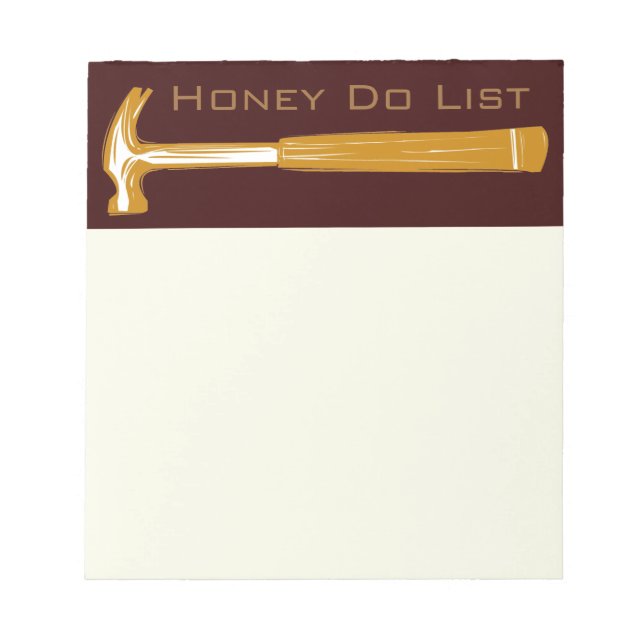 Honey Do List Notizblock (Vorderseite)