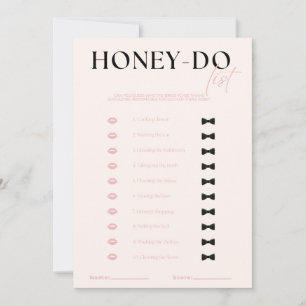 Honey-Do-Liste Einladung