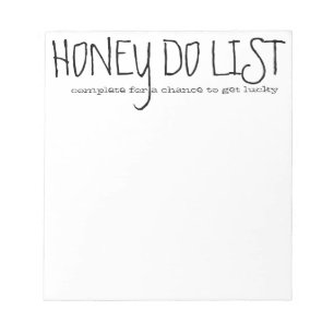 Honey-Do-Liste Notizblock