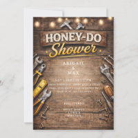 Honey Do Paare Rustikale Brautparty
