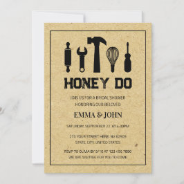 Honey Do Wedding Brautparty Einladung