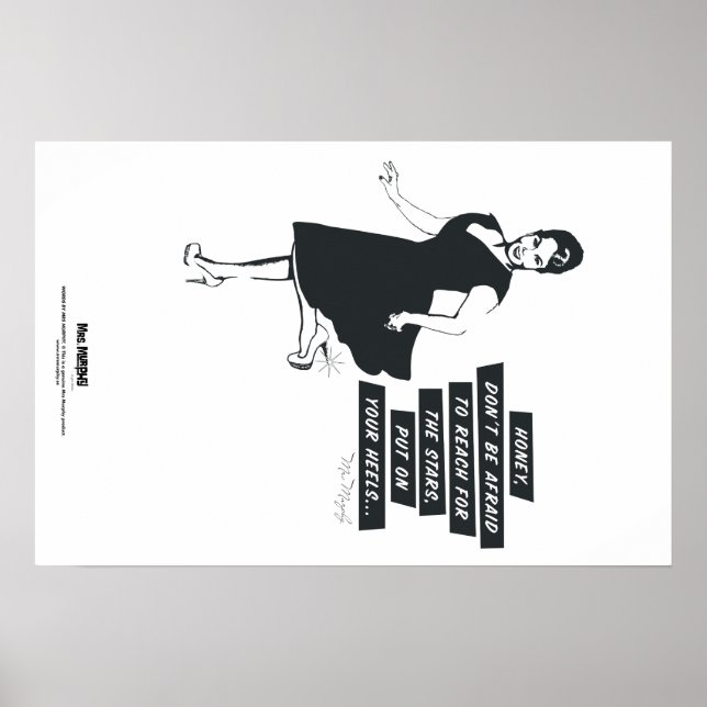 Honey, don't be afraid to reach for the stars... poster (Vorne)