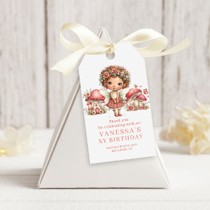 Honey Fairy 4. Geburtstag Röschengeschenk zur Begü Geschenkanhänger