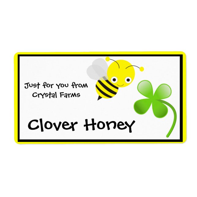 Honey Food Labels (Vorne)