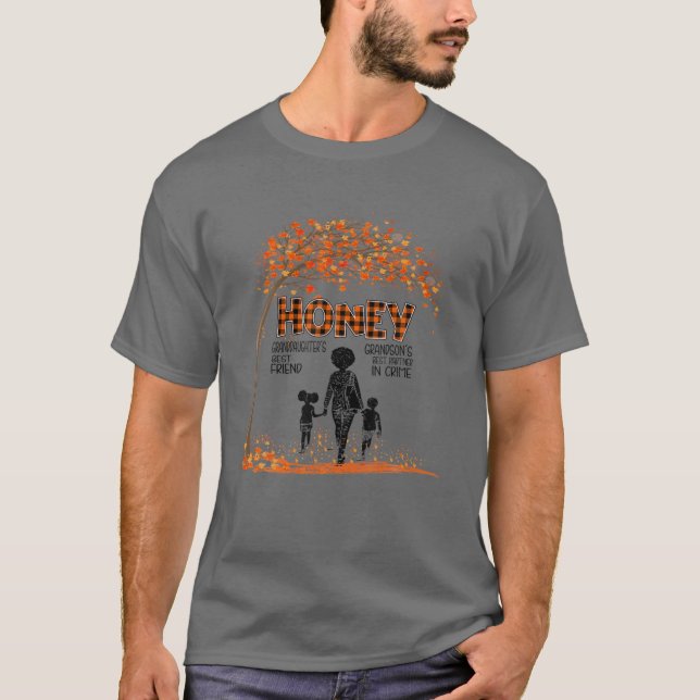 Honey - Großtochter Bester Freund Herbst T-Shirt (Vorderseite)