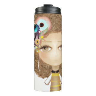 Honey Hair Honey eyes art doll Thermosbecher