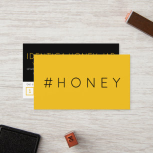 #HONEY Hashtag Loyalitätskarte Treuekarte