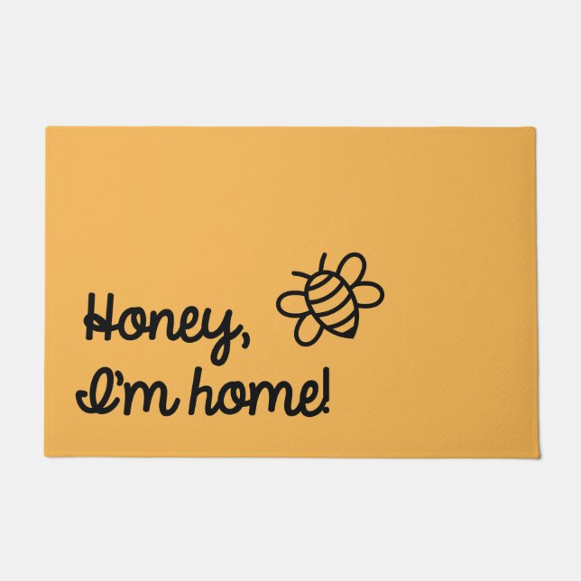 Honey, ich bin Zuhause Fußmatte (Vorderseite)