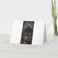 Honey Island Sumpf-Monster Halloween-Karte
