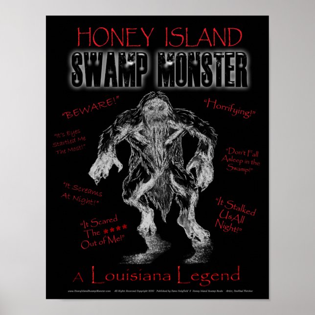 Honey Island Swamp Monster Poster (Vorne)