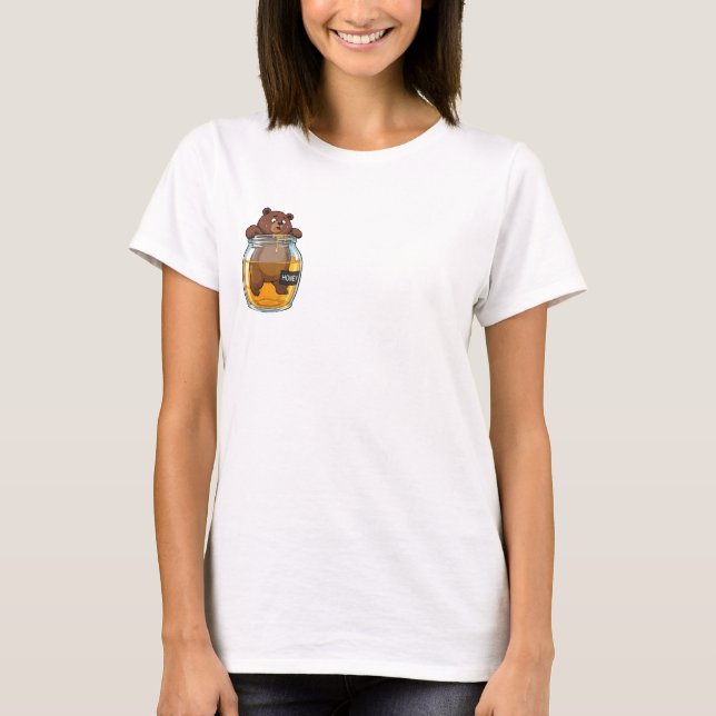 Honey Jar Bear Trouble T-Shirt (Vorderseite)