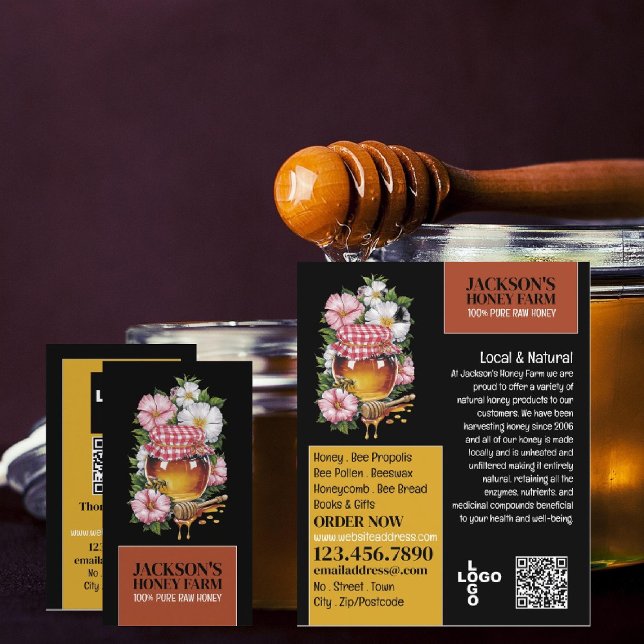 Honey Jar - Beekeeper, Honey Bauer Visitenkarte (Von Creator hochgeladen)