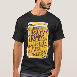 Honey Jar Beekeeper Honey Bee T-Shirt