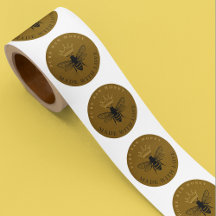 Honey Jar Beekeeping Apiary Farm Gold