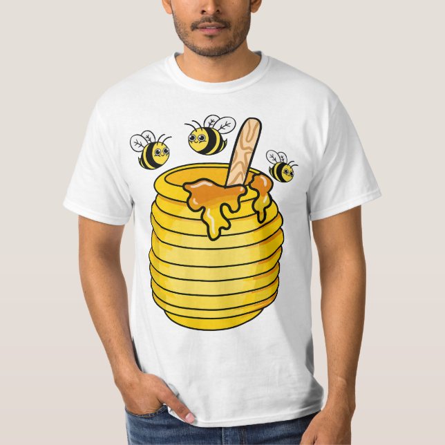 Honey Jar Beekeeping  T-Shirt (Vorderseite)