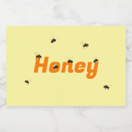 Honey Jar Food Label Set Lebensmitteletikett