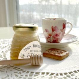 Honey Jar Label für 3 oz Skep Jar Queen Bee
