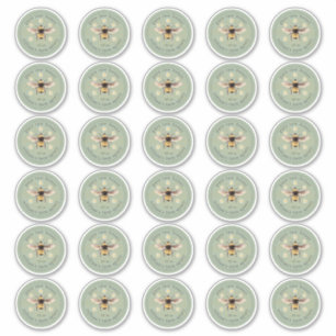 Honey Jar Label Honey Bee Apiary 2 INCH Stickers