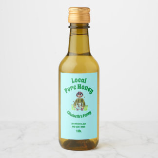 Honey Jar Label Weinetikett