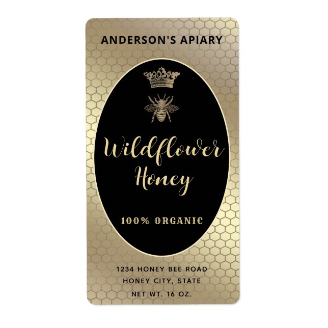 Honey jar, moderne Schriftkönigin (Vorne)