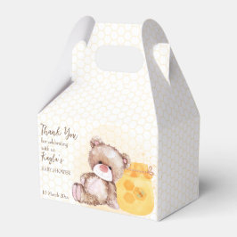 Honey Jar Teddy Bär warten Baby Dusche Geschenkschachtel