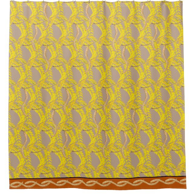 Honey Locust auf einem Duschvorhang (Vorderseite)