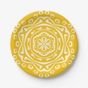 Honey Mandala Pappteller