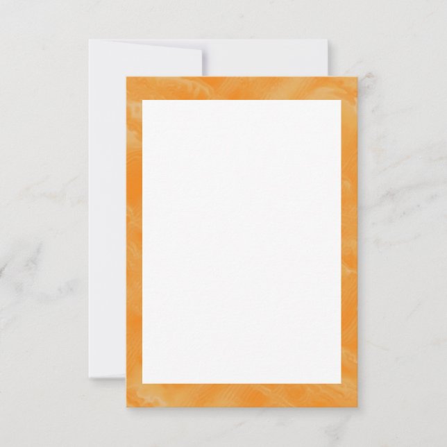 Honey Marmalade Border Blank Einladung Template (Vorderseite)