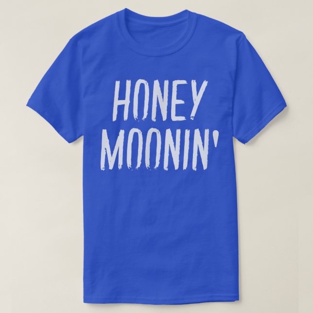 Honey MooninCool Vintage Paare Matching Honeymoo T-Shirt (Design vorne)